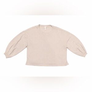 H&M Beige Long Sleeve Top Size Large